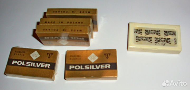 Лезвия Polsilver Mefisto и др. для бритв СССР
