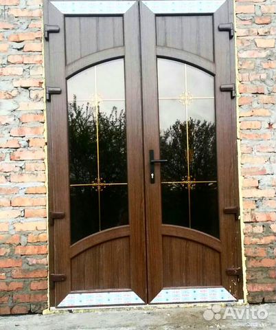 Пластиковая дверь 120х210 88