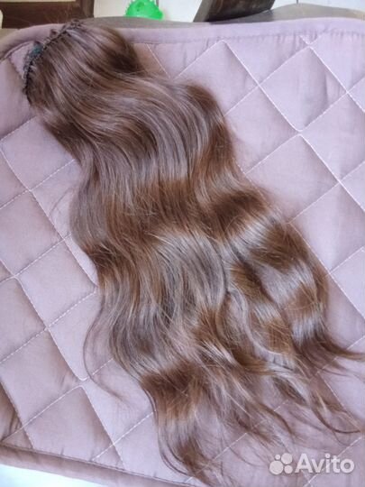 Шиньон из натуральных волос 40 см