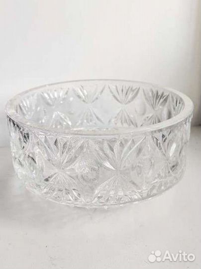 Ваза салатник хрусталь СССР