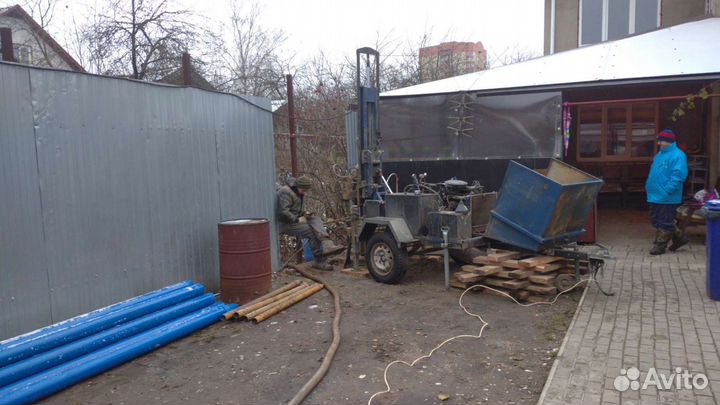 Бурение скважин на воду, чистка скважин