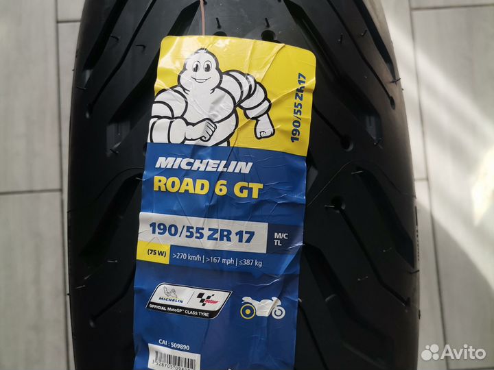 190/55r17 michelin road 6 gt