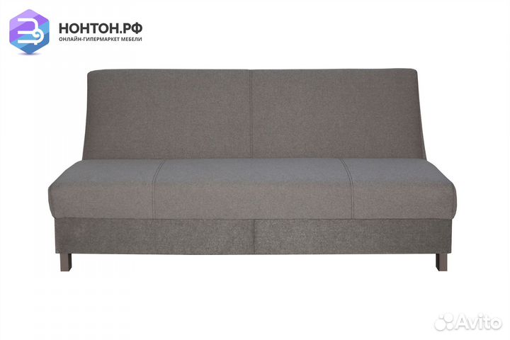 Диван книжка Ручеек на высоких ножках серый