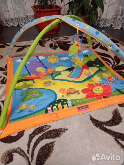 Развивающий коврик tiny love солнечная полянка