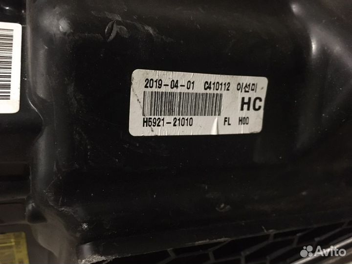 Фара дефект корпуса левая Hyundai Solaris 2019