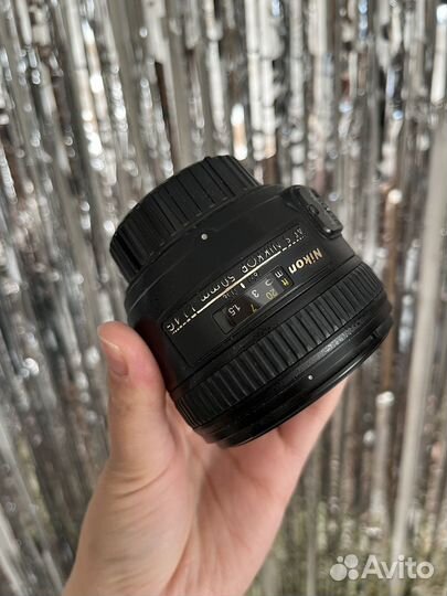 Объектив nikon 50mm f 1.4g af s nikkor