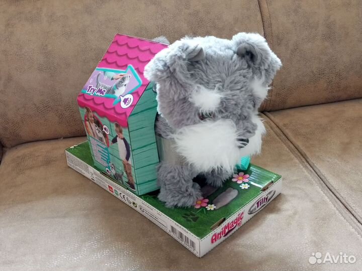 Интерактивные собака на поводке новая