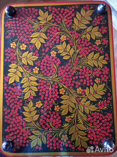 Столик этажерка хохлома роспись