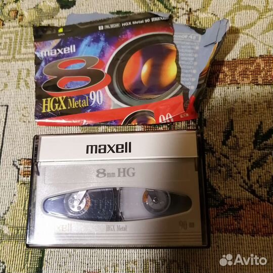 Видеокассета video 8 TDK EHG90 и Maxell