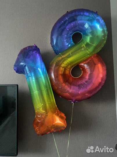 Шары цифры 18