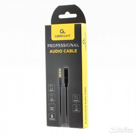 Удлинитель наушников кабель 3,5 мм 2 метра