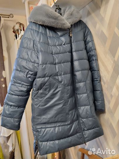 Пуховик женский 50 52 бу
