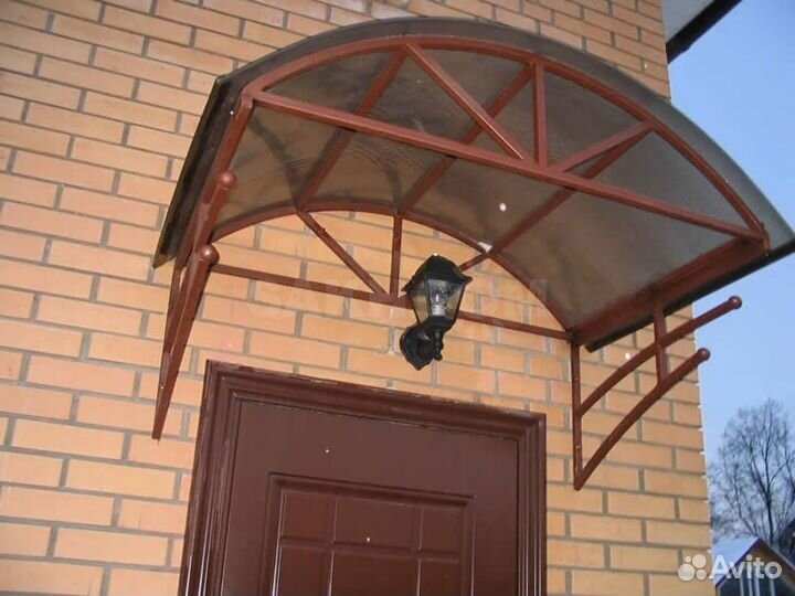 Козырек над крыльцом 1.2м