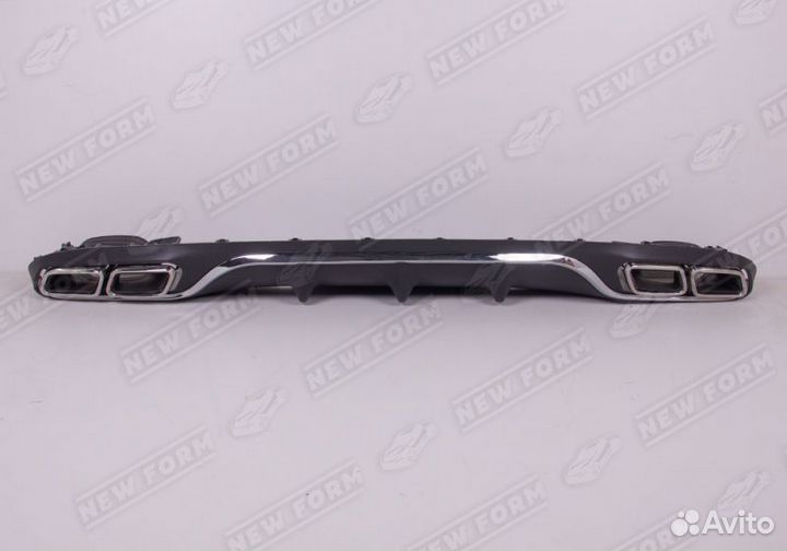 Диффузор насадки хром 63 Mercedes E213 без AMG