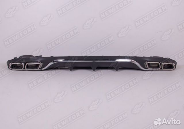 Диффузор насадки хром 63 Mercedes E213 без AMG