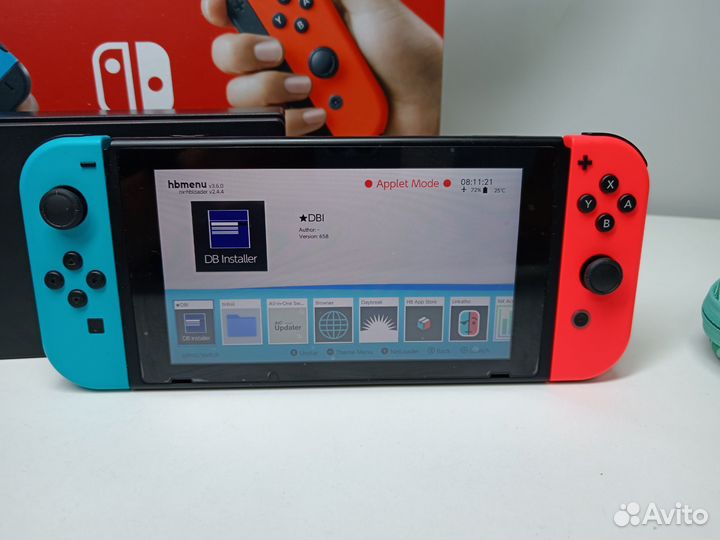 Nintendo Switch 232gb V2 Neon Прошита 999игр