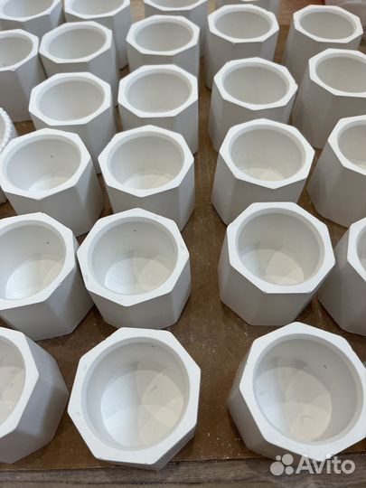 Подсвечник гипсовый