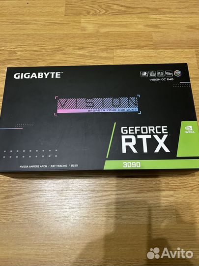 Gigabyte gtх 3090 на 24 гг