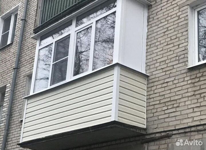 Остекление балконов и лоджий под ключ M3956