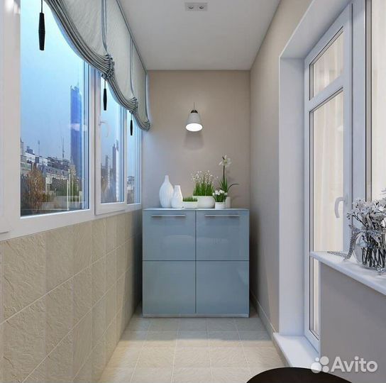 Отделка балконов и лоджий