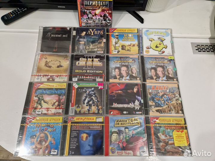 Лицензионные cd диски с компьютерными играми