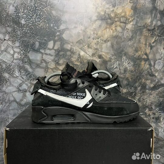 OFF-white x nike AIR MAX 90 black THE TEN