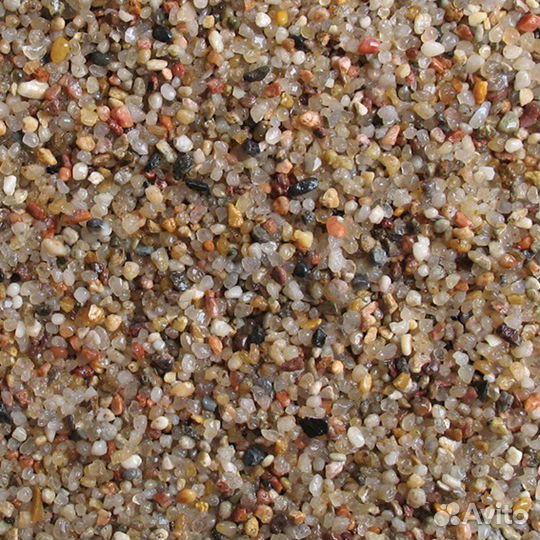 Мел природный и песок гравий