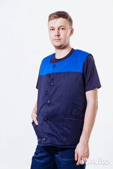 Жилет утепленный рабочий спецодежда мужская