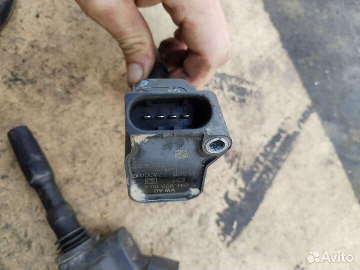 Катушка зажигания Фольксваген поло 16г 1.6 MPI