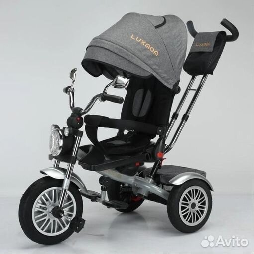 Детский трехколесный велосипед Luxmom 5199 с фарой