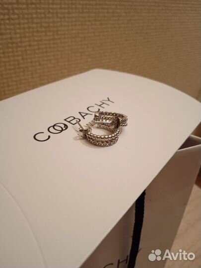 Серьги серебро 925