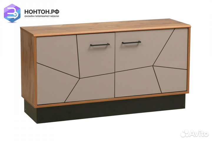 Тв-тумба Гамма 54.05 таксония / черный / грей