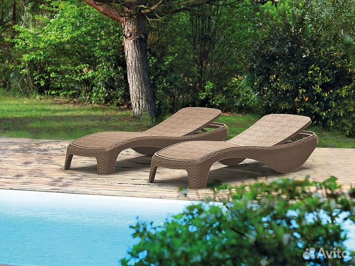 Шезлонг лежак