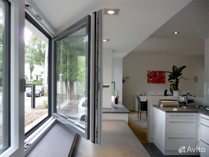 Алюминиевые окна под ключ