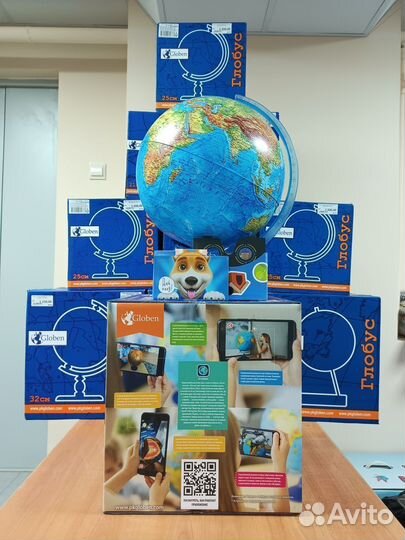 Глобус с подсветкой от электросети