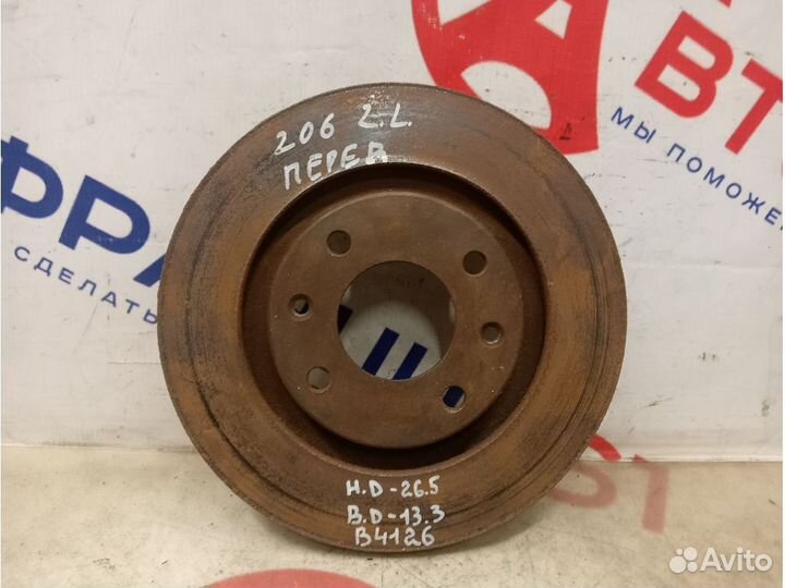 Диск тормозной передний, 4246W5 peugeot;citroen 20