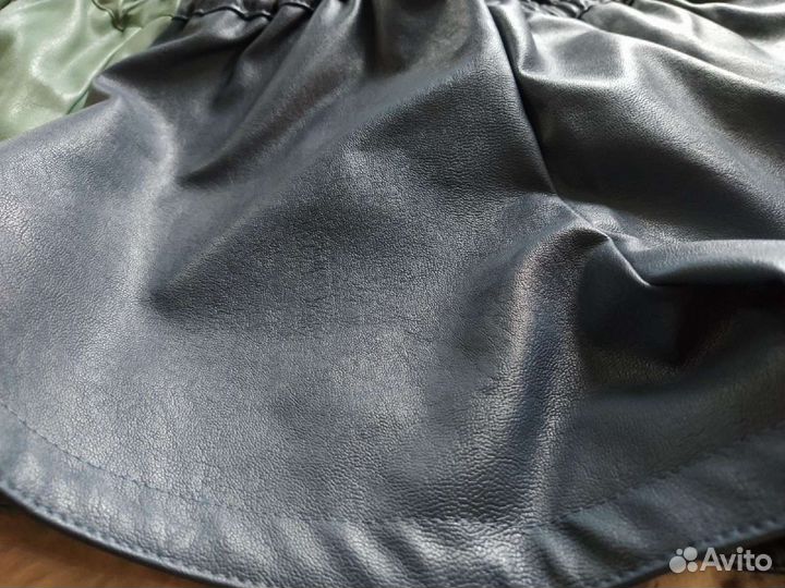 Шорты экокожа