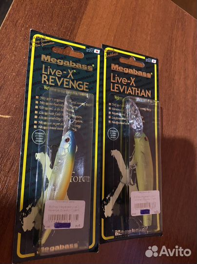 Воблеры Megabass Leviathan и Megabass Revenge