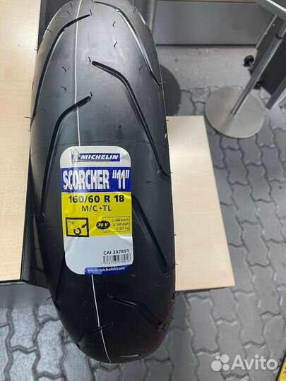 Резина мото Michelin scorcher 11 H/D 160/60R18