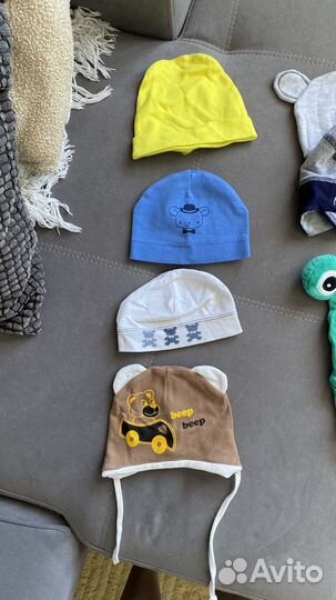 Шапка для новорожденного мальчик