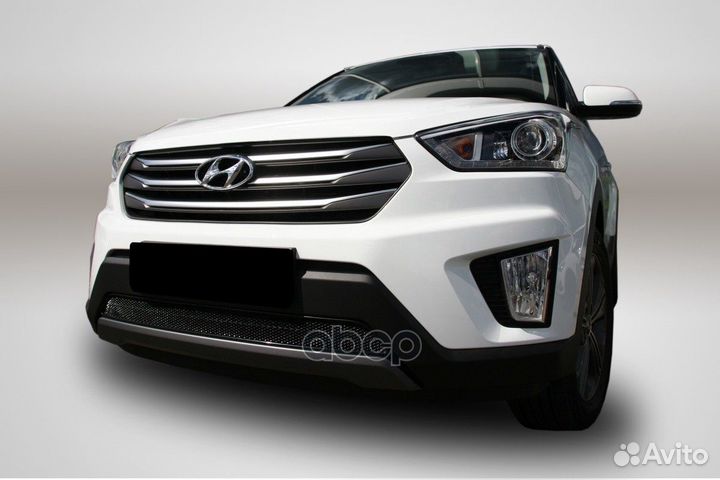 Сетка на бампер внешняя для hyundai Creta 2016