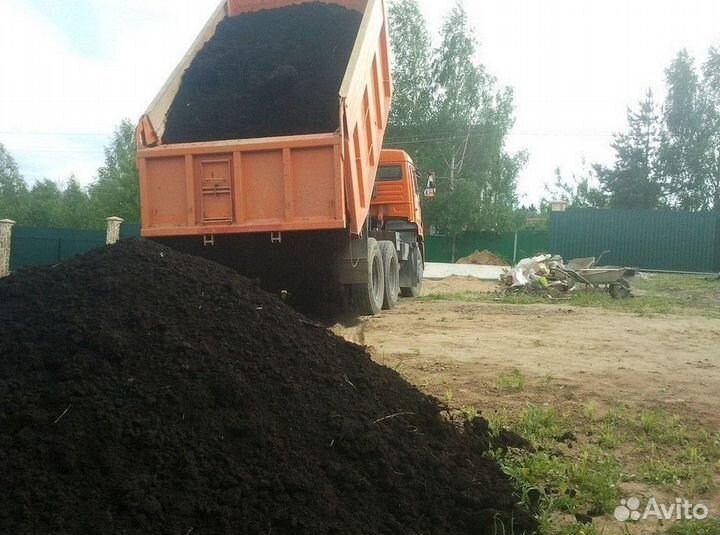 Торф, навоз, чернозем, щебень, песок