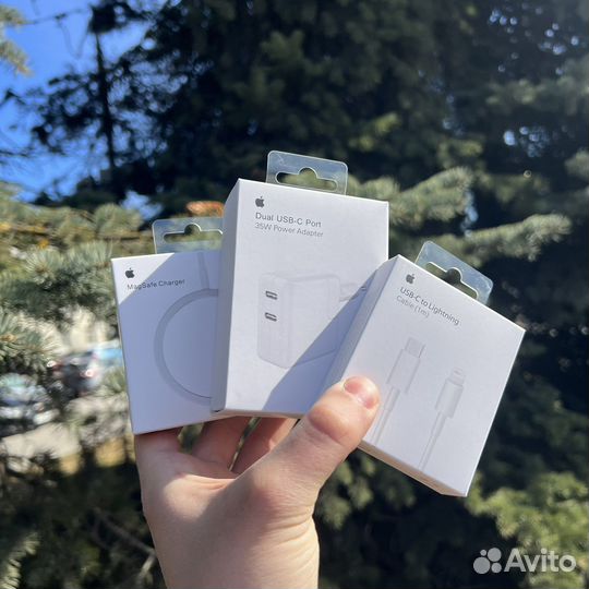 Адаптер Айфон/Айпад Dual USB-C Port 35W Adapter
