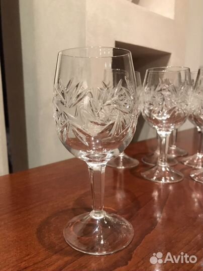 Хрустальные фужеры СССР