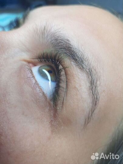 Наращивания ламинирование ресниц оформление бровей