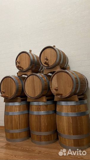 Дубовые бочки для алкоголя (5, 10 и 15л) в наличии