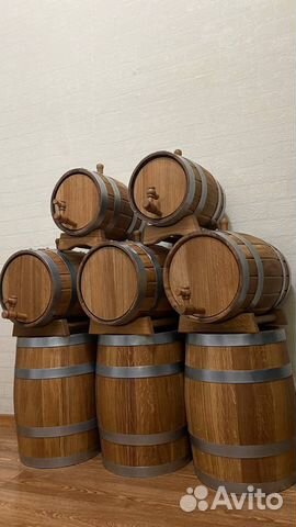 Дубовые бочки для алкоголя (5, 10 и 15л) в наличии