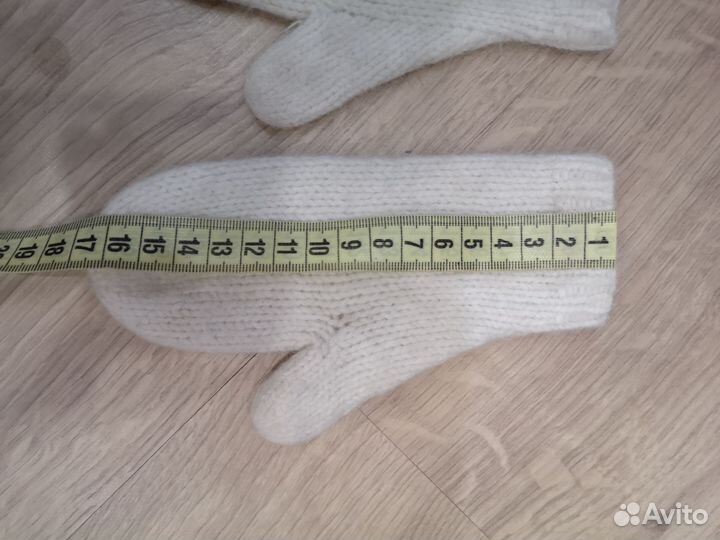 Варежки пух норки на 3-4 года