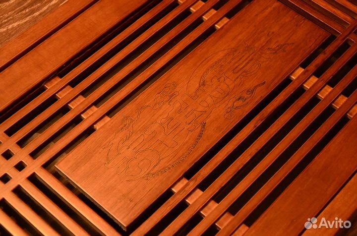 Чабань большая чайная доска восковое дерево 63*34