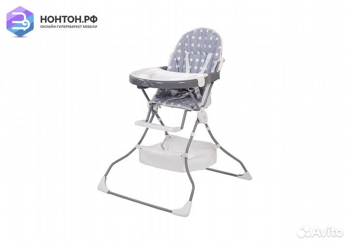 Стульчик для кормления Polini kids 252 Звезды серы